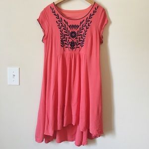 COPY - 🍓 Modcloth coral embroidered boho dress🍓